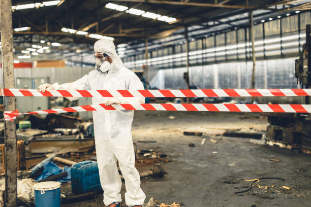 Professional Biohazard technician working in Chowchilla, CA